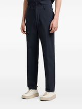 Emporio Armani Seersucker nylon chino trousers