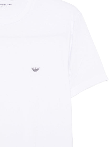 Emporio Armani Fitted loungewear t-shirt in soft modal