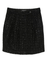 Emporio Armani Tweed sequin mini skirt
