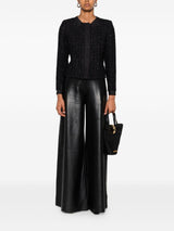 Emporio Armani Button-detail tweed jacket