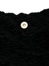 La Milanesa Textured triangular shoulder bag