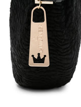 La Milanesa Textured buckle shoulder bag