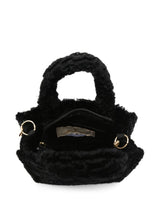 La Milanesa Faux-fur double-handle tote bag