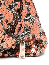 La Milanesa Sequin-embellished triangle shoulder bag
