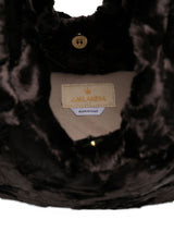 La Milanesa Crushed-texture tote bag