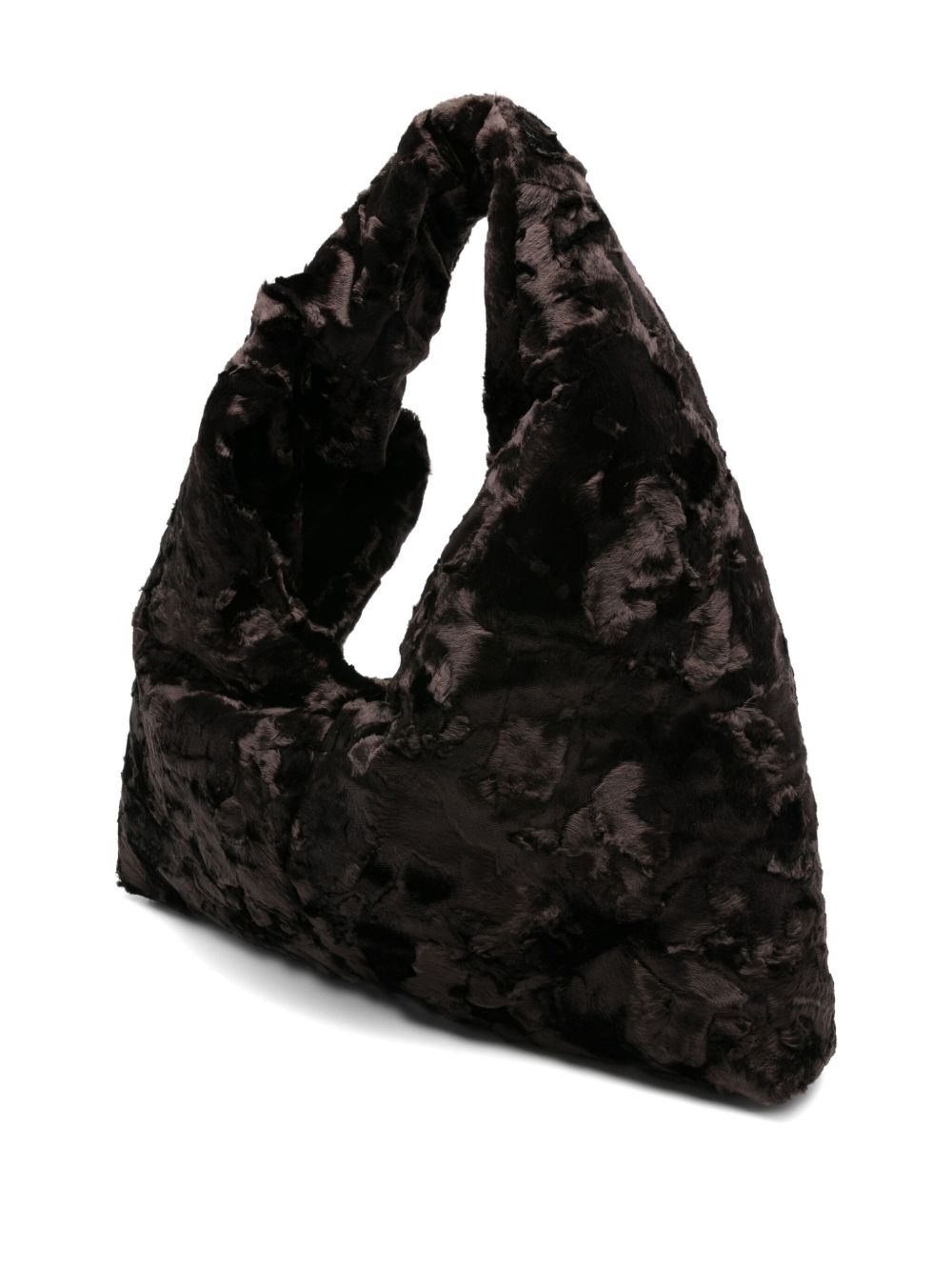 La Milanesa Crushed-texture tote bag