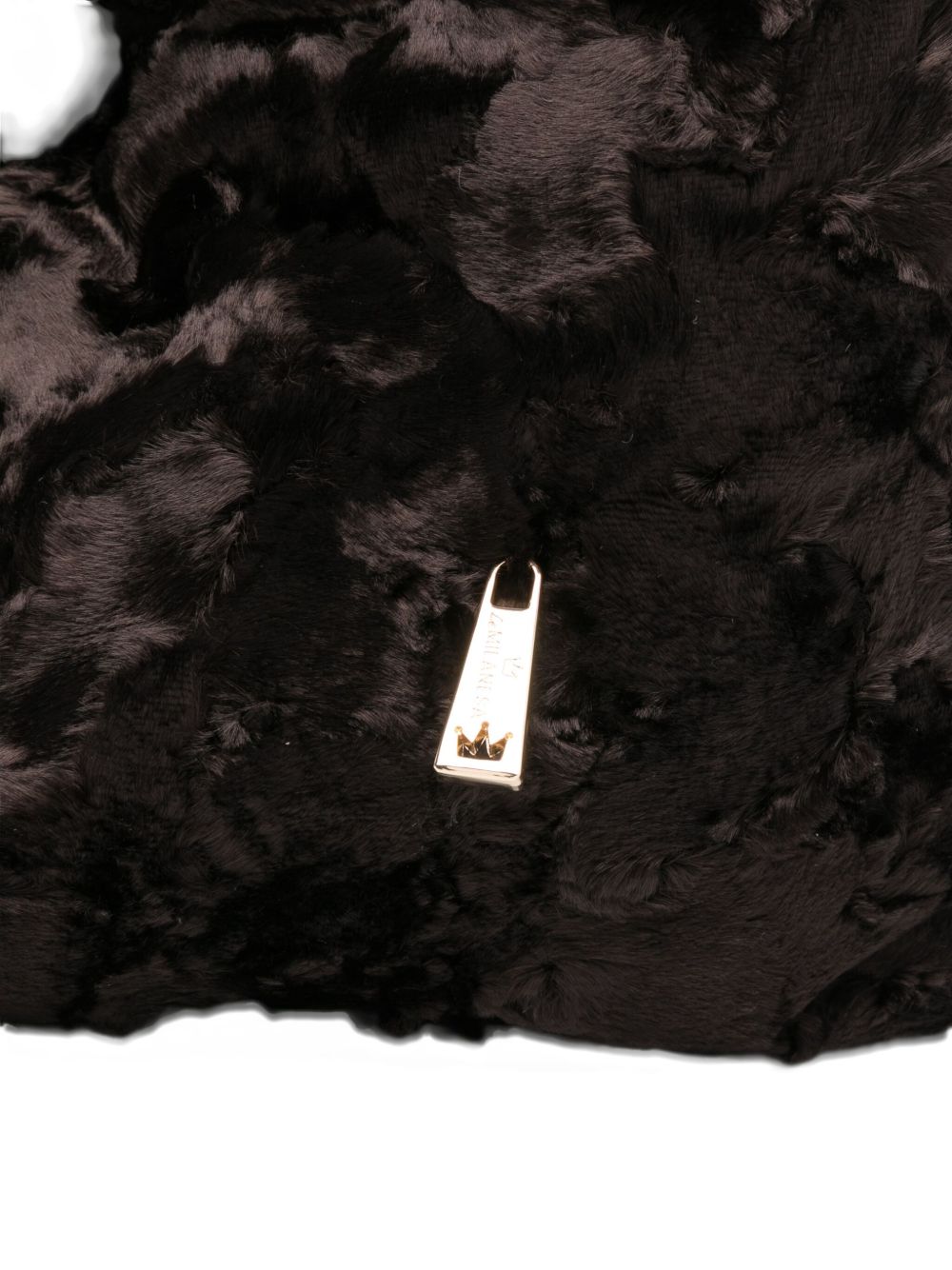 La Milanesa Crushed-texture tote bag