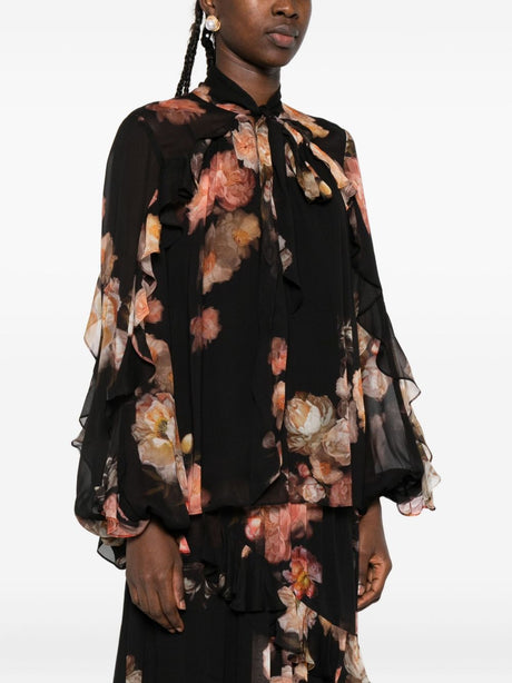 Zimmermann Hypnotic Printed Blouse