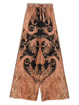Zimmermann Paisley-print drawstring trousers