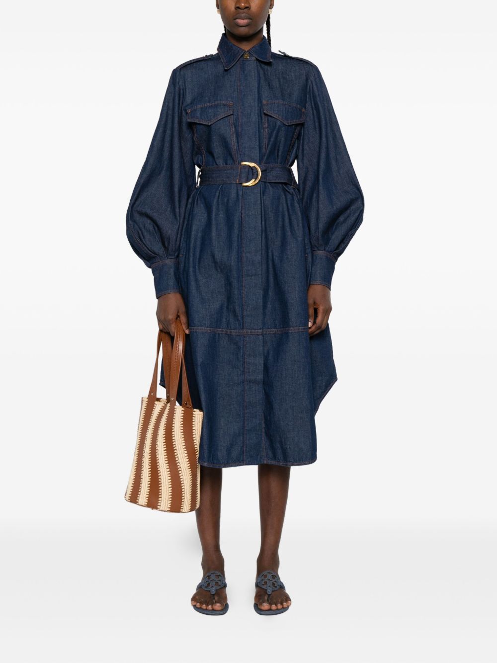 Zimmermann Belted denim shirt dress