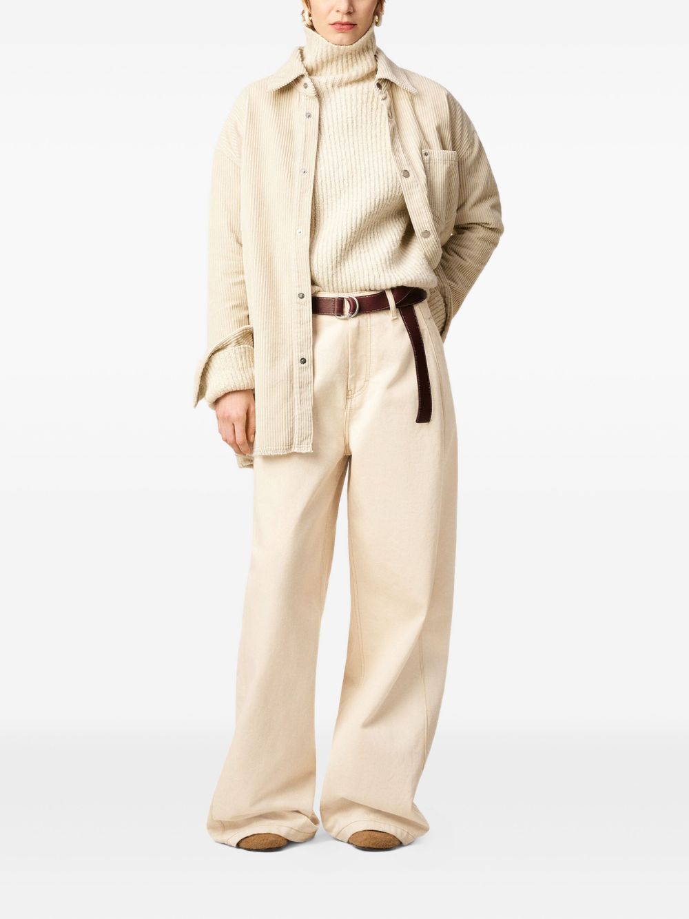 Ami Paris Jeans Beige