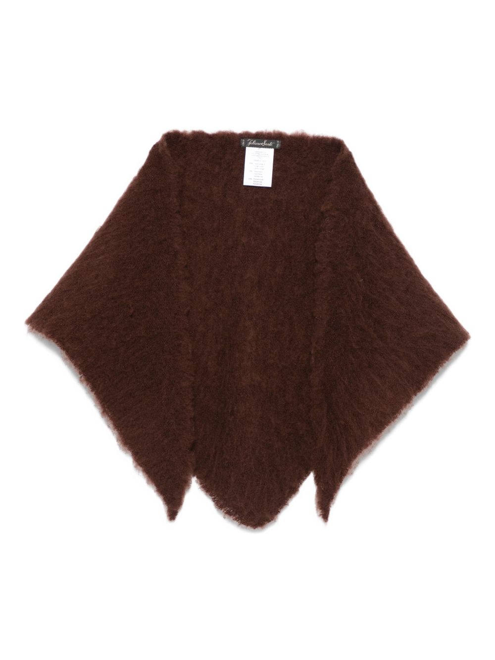 Faliero Sarti Wool-cashmere blend shawl