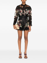 Zimmermann Hypnotic floral-print shorts