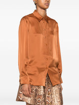 Zimmermann Embroidered silk shirt