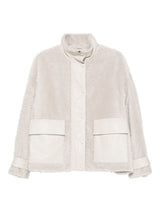 Emporio Armani Patch-pocket shearling jacket