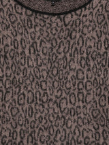 Emporio Armani Leopard-print crew-neck sweater