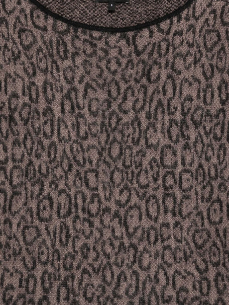 Emporio Armani Leopard-print crew-neck sweater