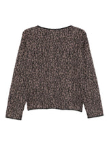 Emporio Armani Leopard-print crew-neck sweater