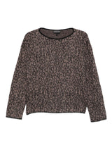 Emporio Armani Leopard-print crew-neck sweater