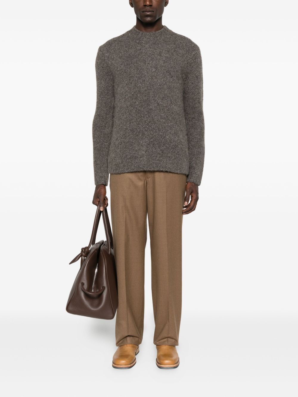 Emporio Armani Wool crew-neck sweater