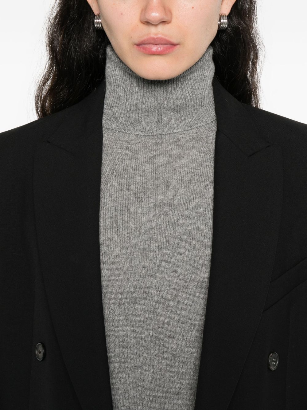 Emporio Armani Cashmere turtleneck long sleeve top