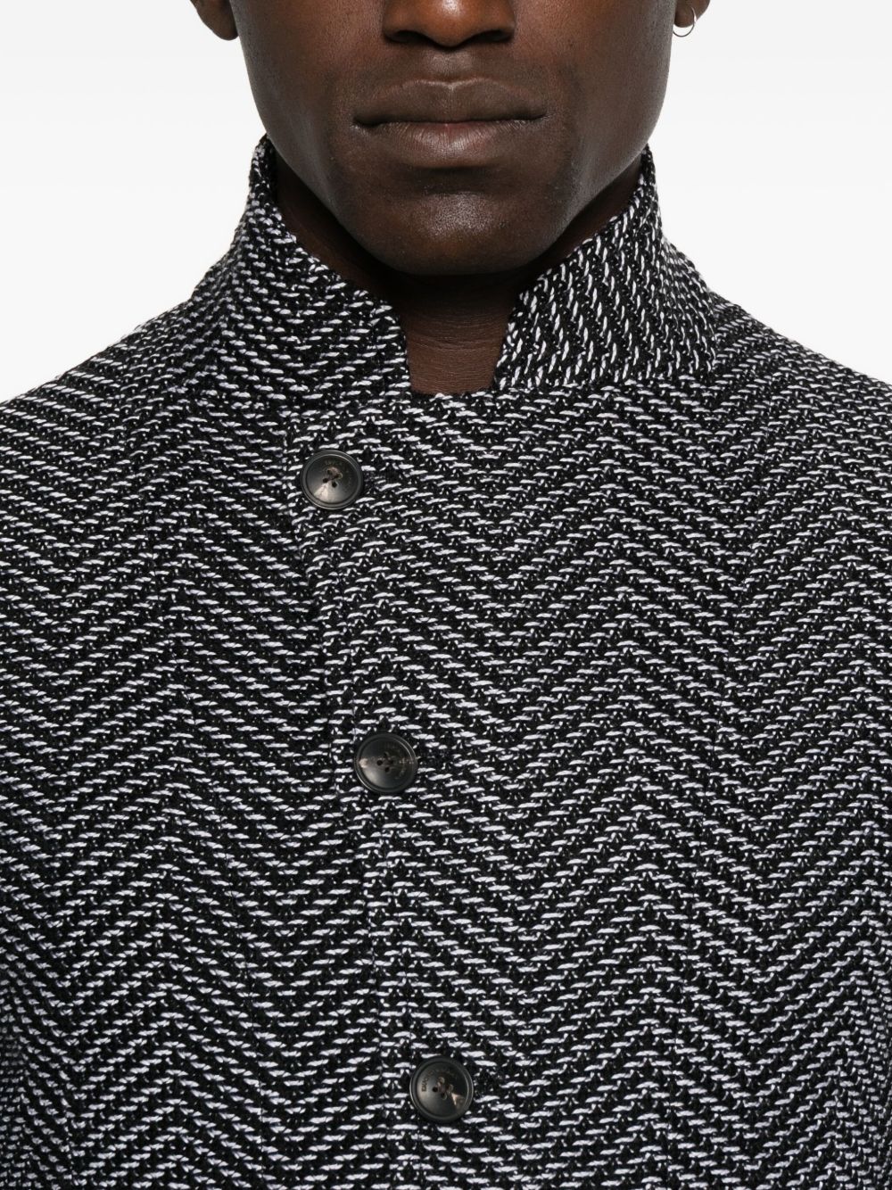 Emporio Armani Zigzag-pattern jacket