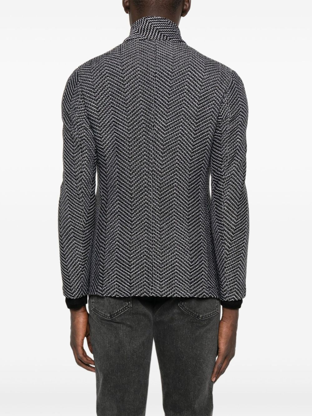 Emporio Armani Zigzag-pattern jacket