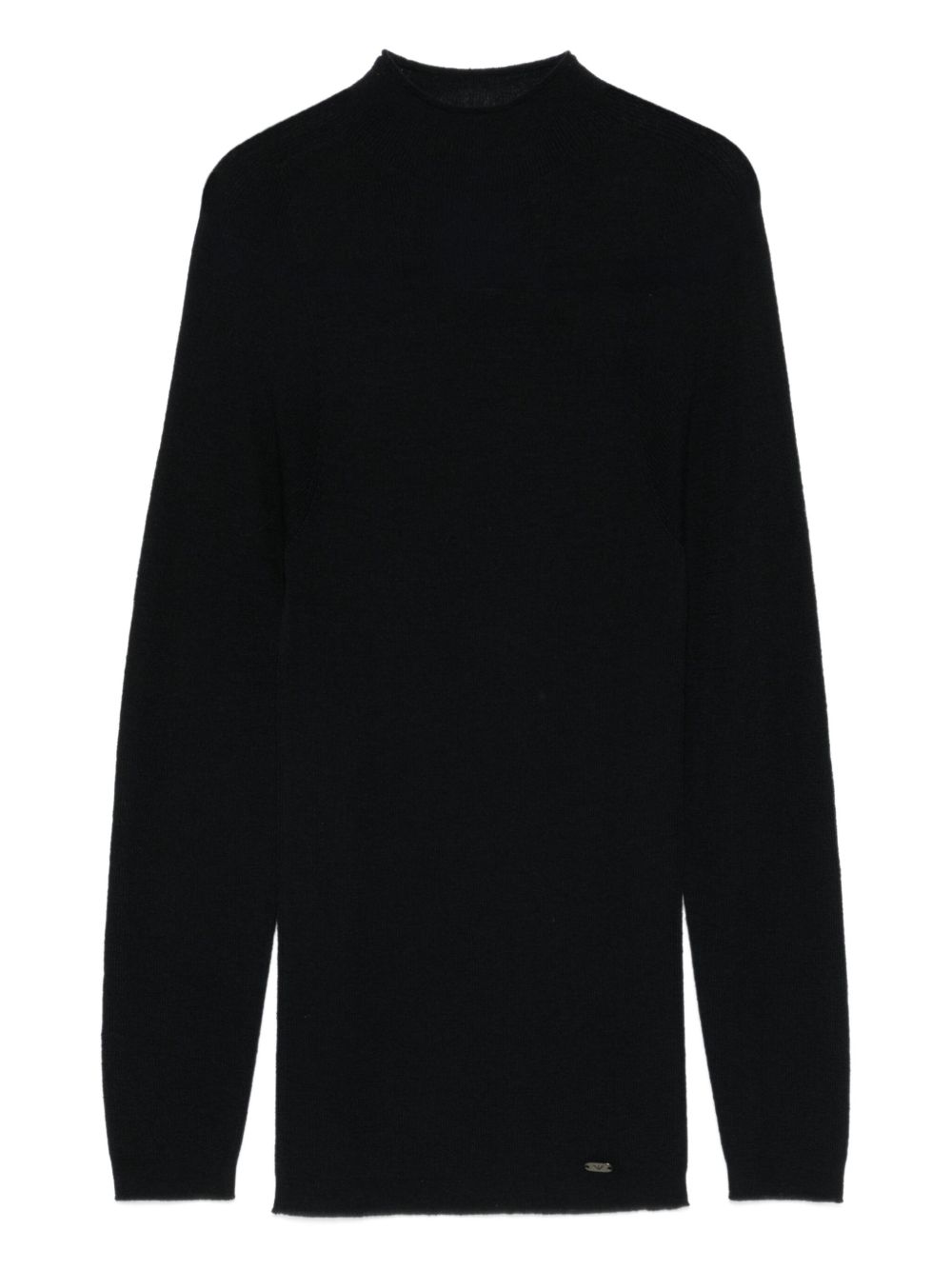 Emporio Armani Mock-neck wool sweater
