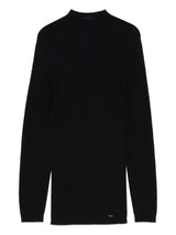 Emporio Armani Mock-neck wool sweater