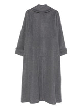 Emporio Armani Icon Long Alpaca Wool Beaver Coat