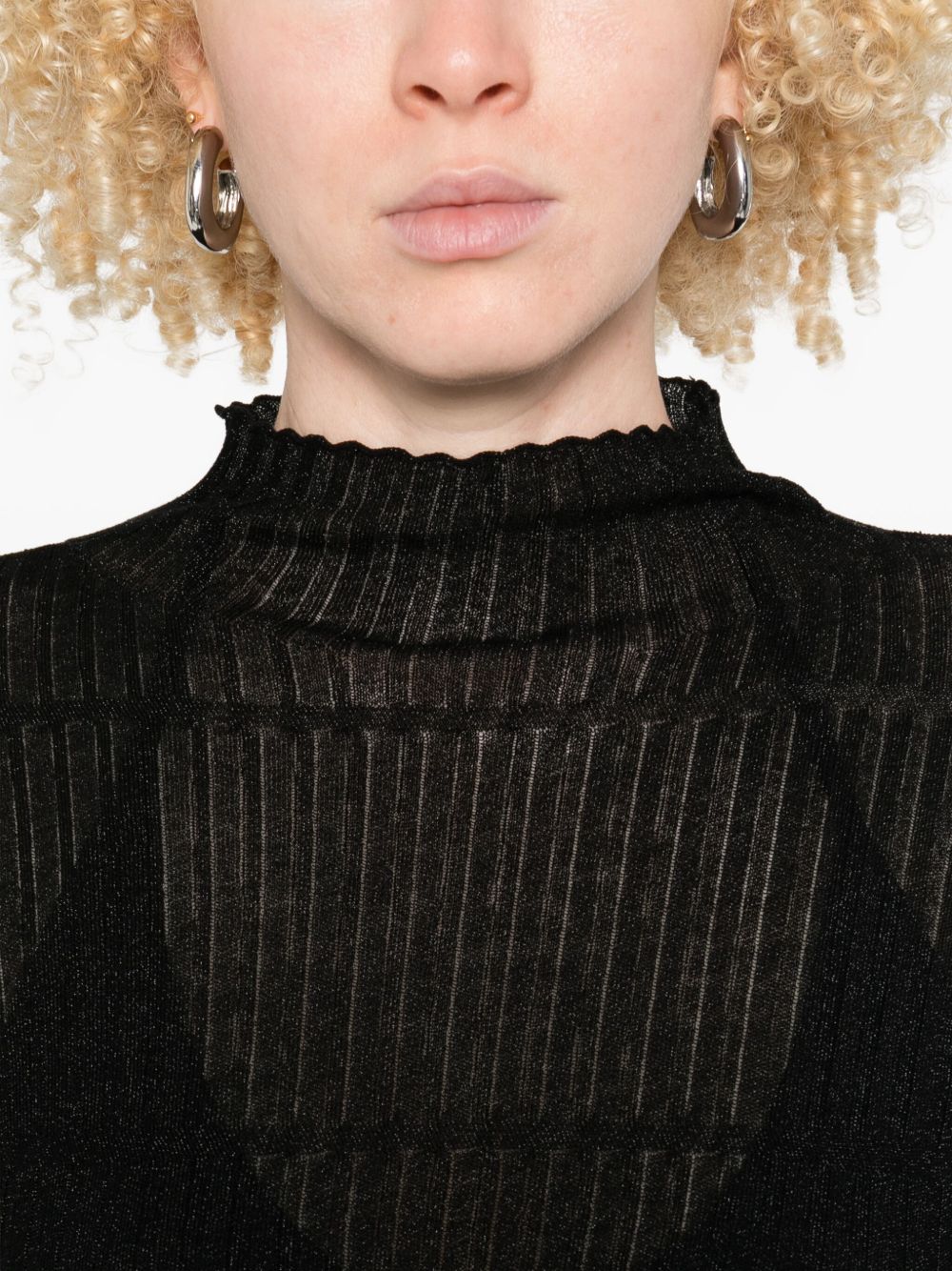 Emporio Armani Rib-knit high-neck sweater