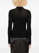 Emporio Armani Rib-knit high-neck sweater