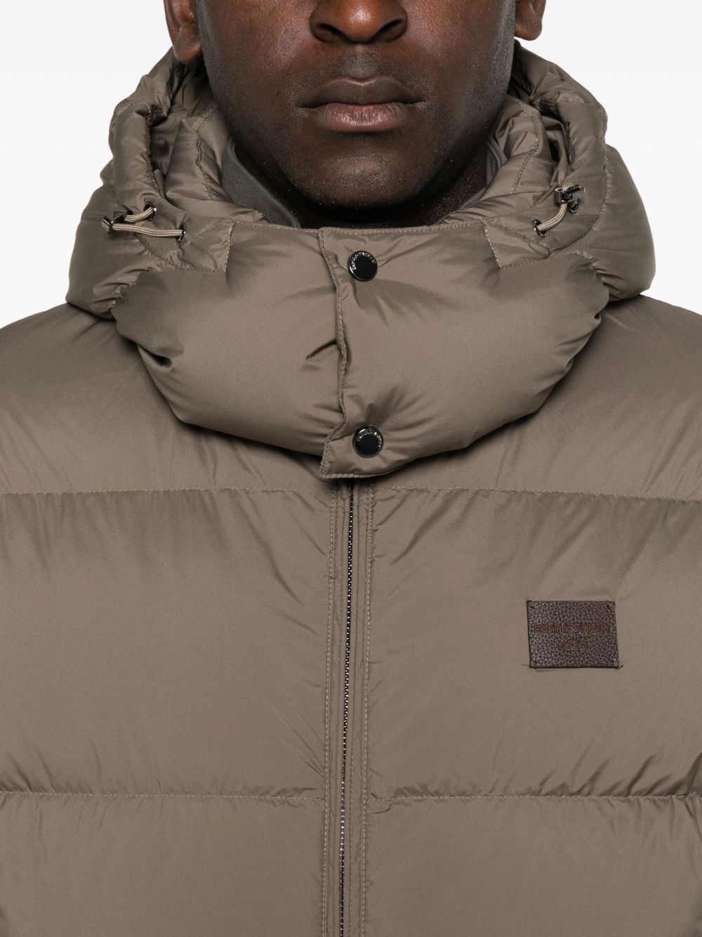 Emporio Armani Hooded padded coat