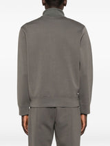 Emporio Armani Zip-front panelled sweater