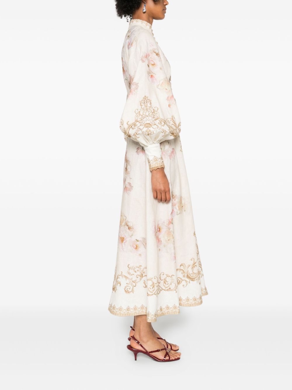 Zimmermann Floral-print buttoned dress