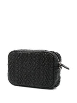 Emporio Armani Embossed camera case with chain shoulder strap