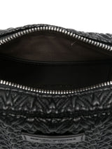 Emporio Armani Embossed camera case with chain shoulder strap