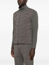Emporio Armani Quilted panelled padded jacket