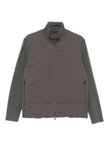 Emporio Armani Quilted panelled padded jacket