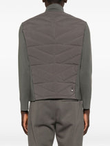 Emporio Armani Quilted panelled padded jacket