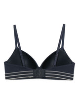 Emporio Armani ASV organic-cotton, padded triangle bra with logo underband
