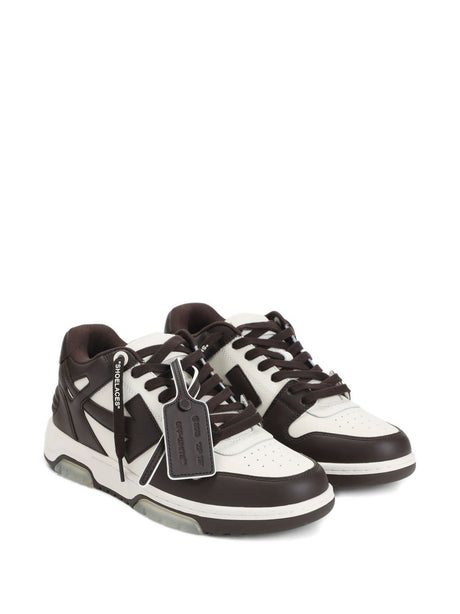 Off White Sneakers Brown