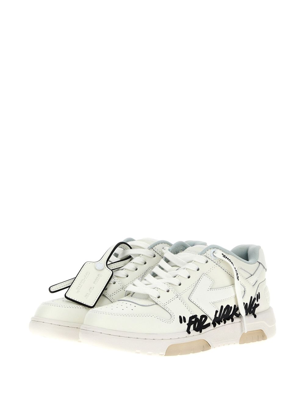 Off White Out Of Office "For Walking" leather sneakers