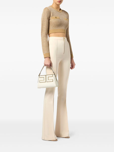 Elisabetta Franchi Sweaters Beige