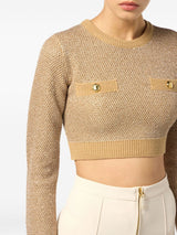 Elisabetta Franchi Sweaters Beige