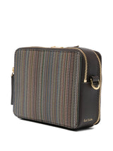 Paul Smith Striped zip-top shoulder bag