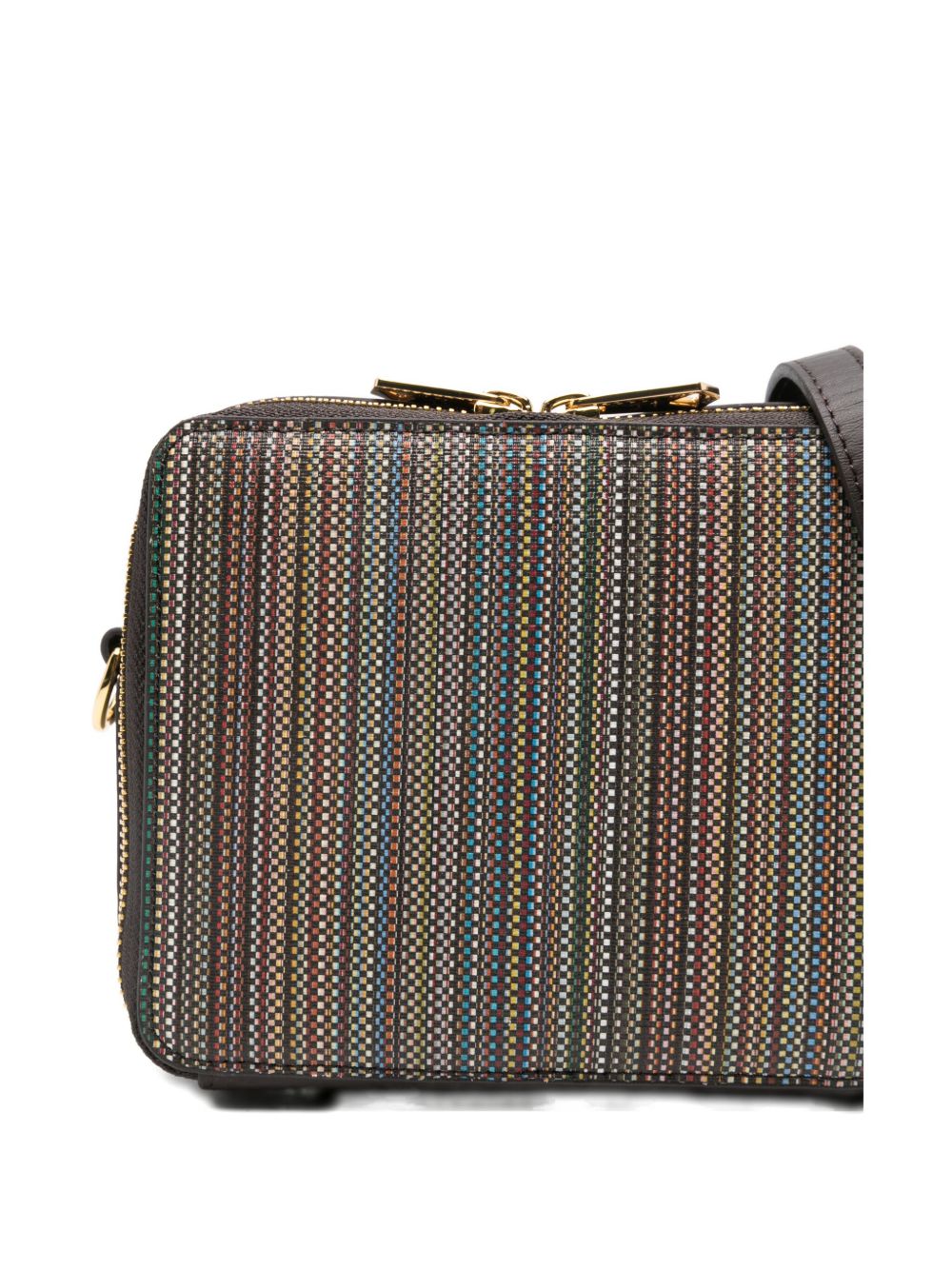 Paul Smith Striped zip-top shoulder bag