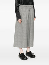 Comme Des Garcons Checked elasticated-waist trousers