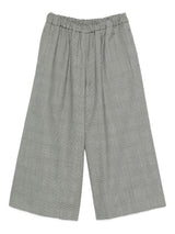 Comme Des Garcons Checked elasticated-waist trousers