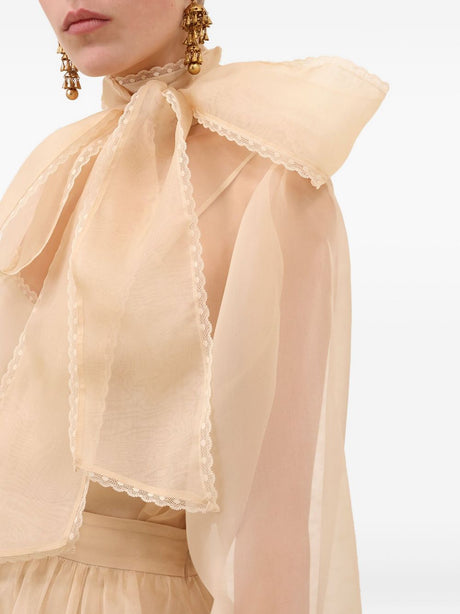 Zimmermann Memento Organza Blouse